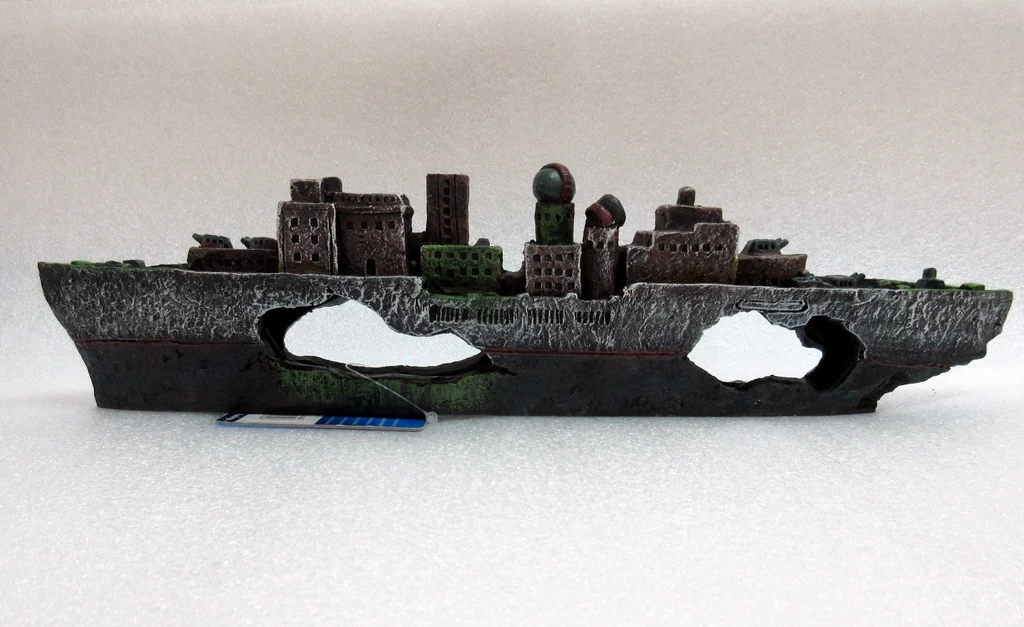 Flamingo Schlachtschiff - 35,5 X 5,5 X 9 Cm 2 Flamingo Schlachtschiff - 35,5 X 5,5 X 9 Cm – Bild 2