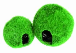 Höhlen-Set, 1 Kleine Und 1 Große Keramik-Höhle Als Süße Mooskugel