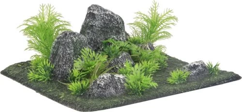 Flamingo Condroz Fels Mit Pflanzen - Viereckig - 29 X 29 X 10 Cm 1 Flamingo Condroz Fels Mit Pflanzen - Viereckig - 29 X 29 X 10 Cm