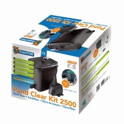 SF PondClear Kit 2500 Biologischer Teichfilter+Pumpe+UV-Klärer Für Teiche Bis 2.500 Liter