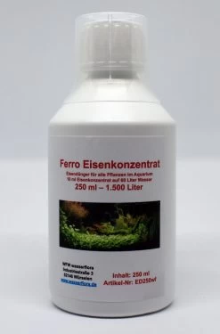 250 Ml Ferro Eisenkonzentrat / Eisendünger Für 1.500 Liter Wasser