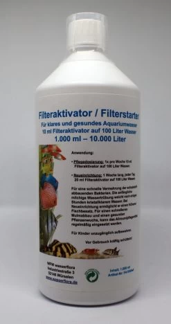 1.000 Ml Filteraktivator / Filterstarter Für 10.000 Liter Aquarium-Wasser