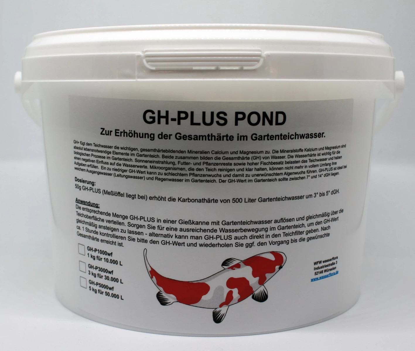 1 Kg GH-PLUS POND - Erhöht Die Gesamthärte Im Teichwasser, Für 10.000 Liter 1 1 Kg GH-PLUS POND - Erhöht Die Gesamthärte Im Teichwasser, Für 10.000 Liter