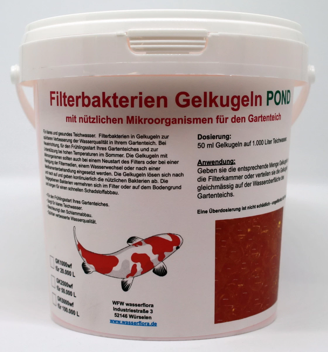 1 Liter Filterbakterien Gelkugeln POND Mit Mikroorganismen Für 20.000 Liter Teichwasser 2 1 Liter Filterbakterien Gelkugeln POND Mit Mikroorganismen Für 20.000 Liter Teichwasser – Bild 2