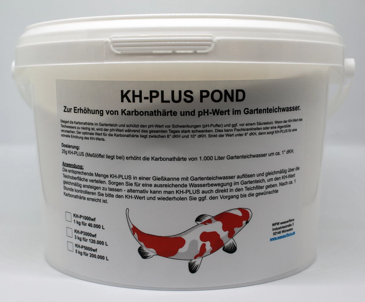 1 Kg KH-PLUS POND - Erhöht Karbonathärte & Stabilisiert PH-Wert, Für 40.000 Liter 1 1 Kg KH-PLUS POND - Erhöht Karbonathärte & Stabilisiert PH-Wert, Für 40.000 Liter