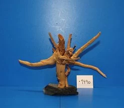 XL Rote Moorwurzel / Moorkienholz 28x19x23 Traumwurzel #1490 Auf Schiefer