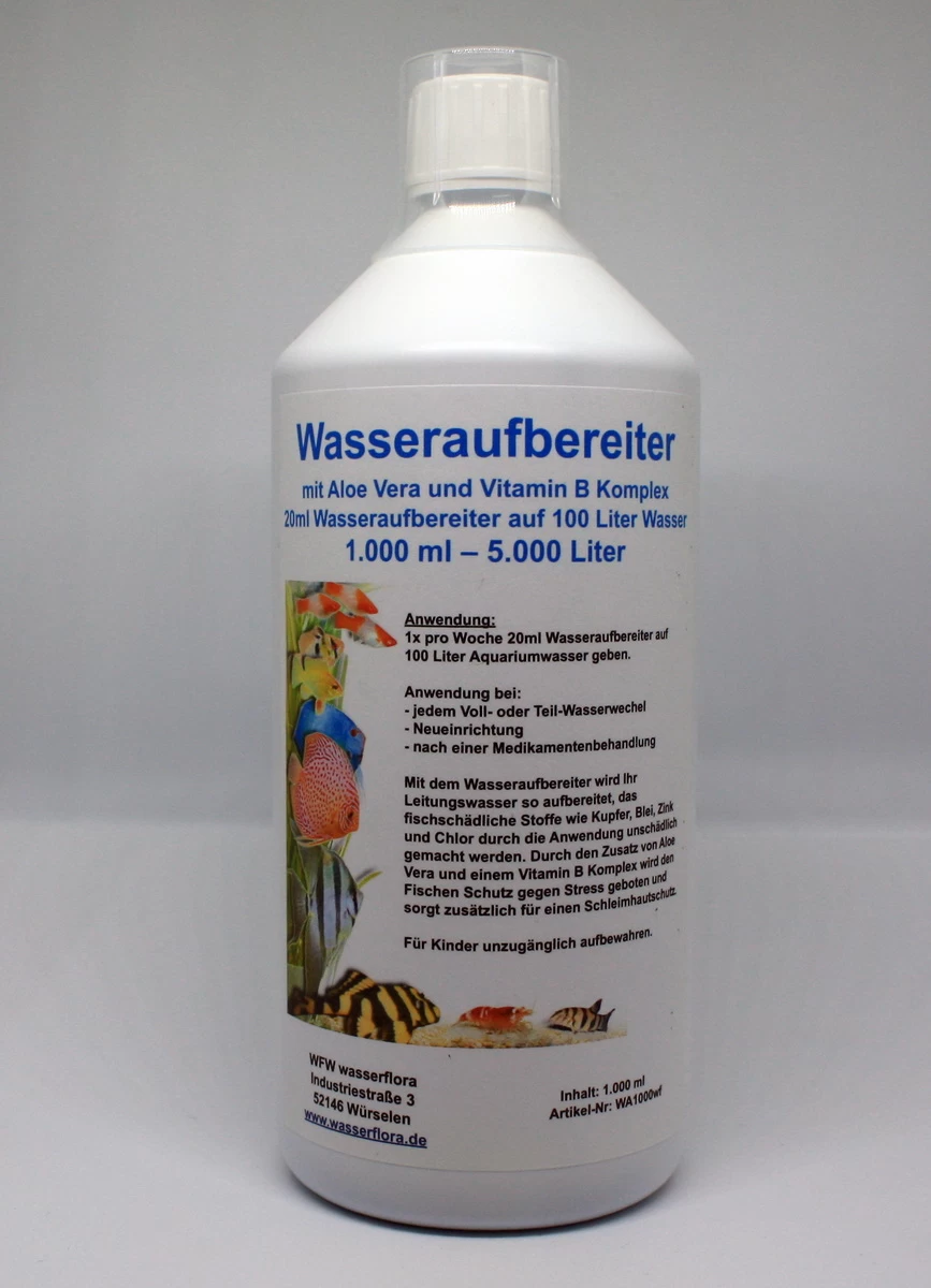 1.000 Ml Wasseraufbereiter Für 5.000 Liter Aquarium-Wasser 1 1.000 Ml Wasseraufbereiter Für 5.000 Liter Aquarium-Wasser